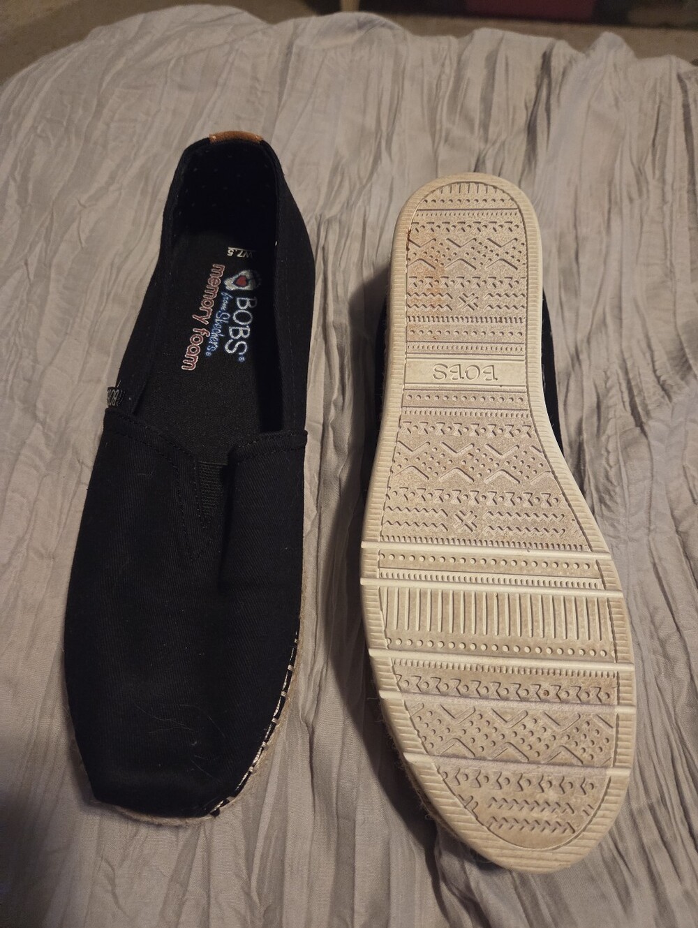Bobs Women’s Black Slip-On Casual Shoe